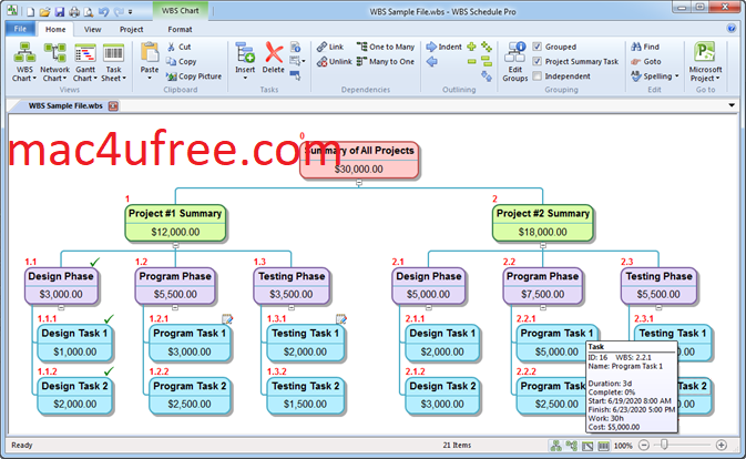 WBS Schedule Pro 5.3.2350 Crack + Serial Key Download Full [Version]