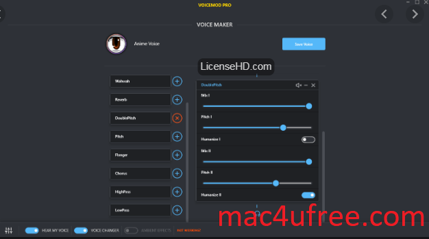 Voicemod Pro 2.34.2.0 Crack + License Key Download 2022 (For Mac)