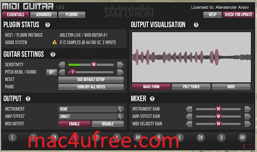 Jam Origin MIDI Guitar V2.2.1 Crack + Serial Key Free Download 2022