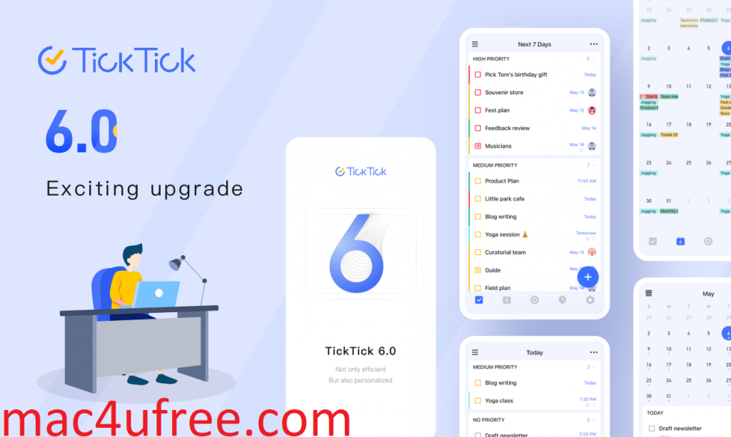 TickTick 4.4.0.4 Crack With Product Key [2023] Free Download