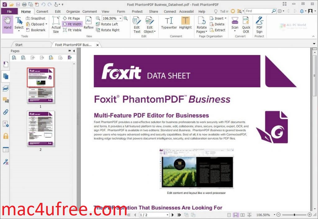 Foxit PDF Reader 12.0.0 Crack + Activation Key Latest [For Pc]